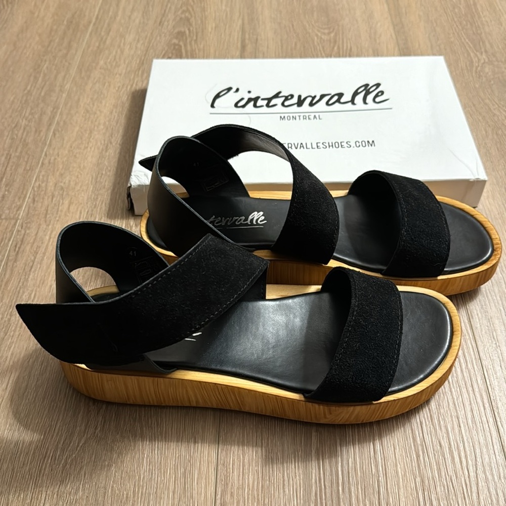 L’INTERVALLE • Phenox • Black Suede • 41